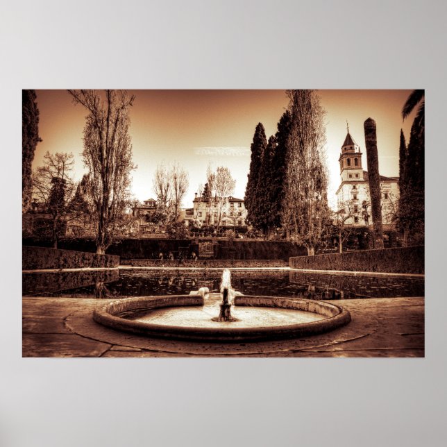 Póster Jardines eternos (Frente)