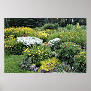 Poster Jardins Center do início do verão, mais perto