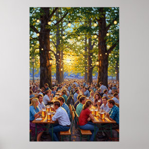 Poster Jardins de Cerveja Quentes