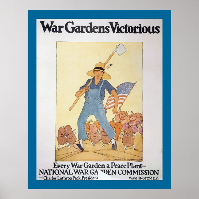 Póster Jardins de Guerra Vitoriosos (Frente)