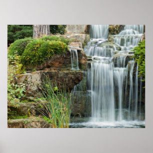 Poster Jardins de Kew da cachoeira