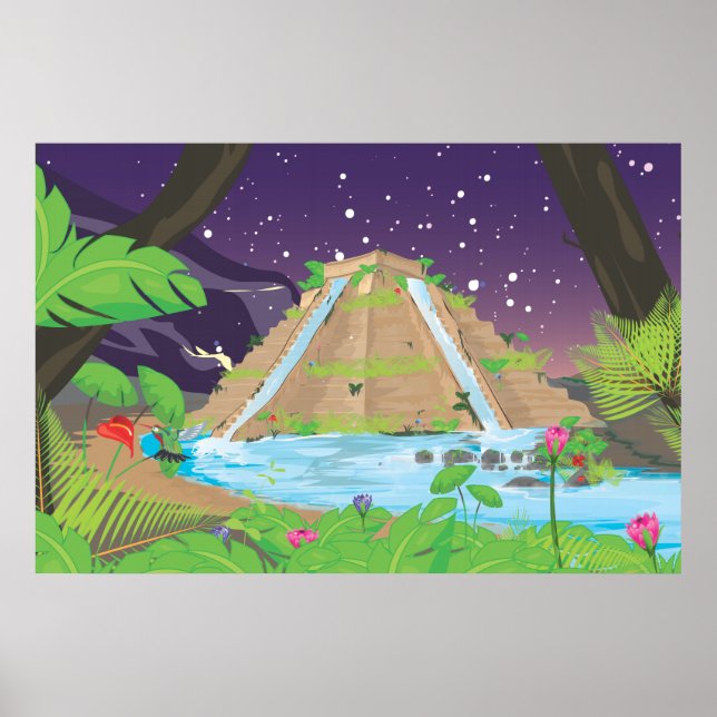 Póster Jardins de Pé da Babilônia (Frente)