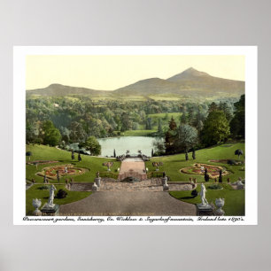 Poster Jardins de Powerscourt, Wicklow Ireland
