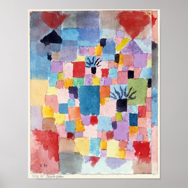 Poster Jardins do Sul | Paul Klee | (Frente)