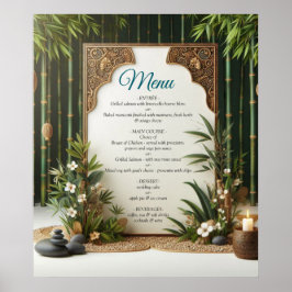 Poster Jardins e Edifícios ecológicos em Harmonia