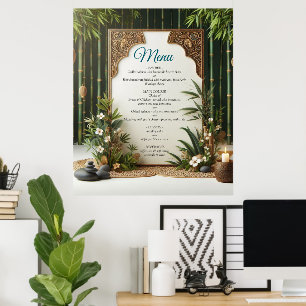 Poster Jardins e Edifícios ecológicos em Harmonia