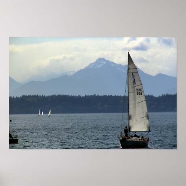 Póster Jardins ouros - Seattle, WA (Frente)