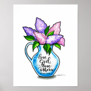 Poster Jars of Clay - Amar Deus, Amar os outros - Aquarel