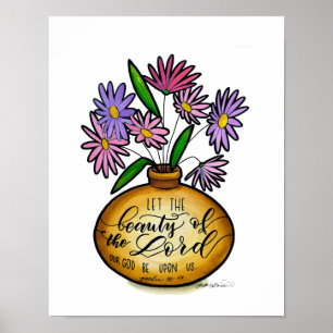 Poster Jars of Clay - Beleza do Senhor - Arte Watercolor