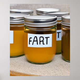 Poster Jars of Homemade Farts