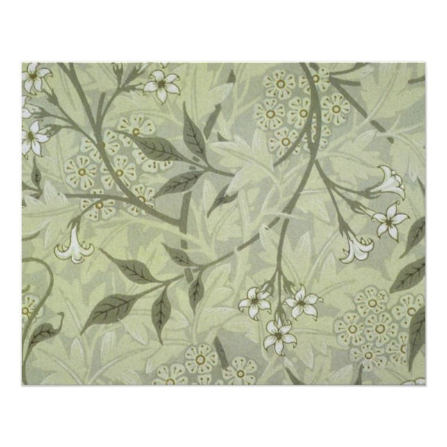 Póster Jasmim Botânico Vintage Antigo William Morris (Frente)