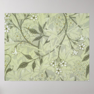Póster Jasmim Botânico Vintage Antigo William Morris