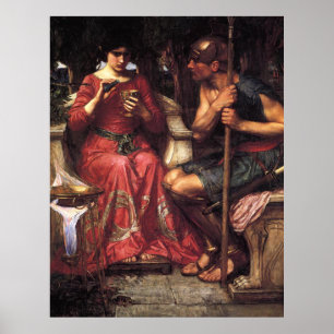 Poster Jason e Medea por John William Waterhouse - 1907