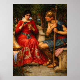Poster Jason e Medeia por John William Waterhouse