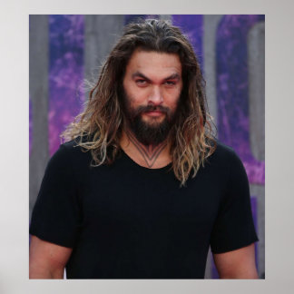 Poster Jason Momoa Não Sem Camisa