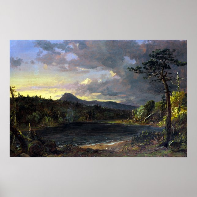Poster Jasper Francis Cropsey Catability Creek (Frente)