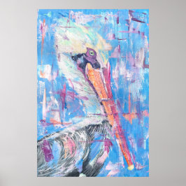 Poster Jasper, o Pelicano Cabeça Grande - Por Apenas Dahl