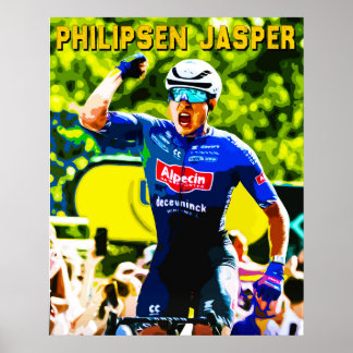 Poster Jasper Philipsen, Tour de France palco 7