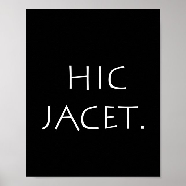 Poster Jato hic (Frente)