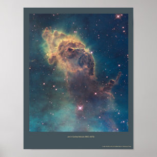 Póster Jato na nebulosa de Carina (NGC 3372)