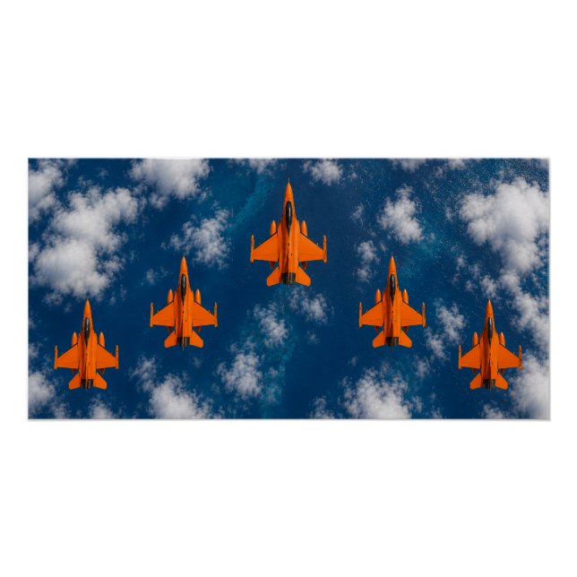 Póster Jatos Laranja (Frente)