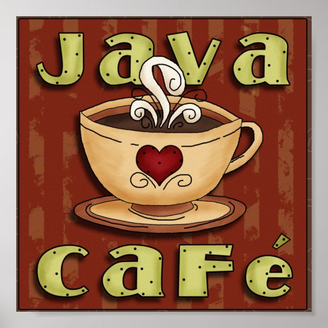 Póster Java Cafe (Frente)