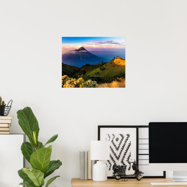 Poster Java, Indonésia, fotografia de paisagem cênica, (Escritório em casa)