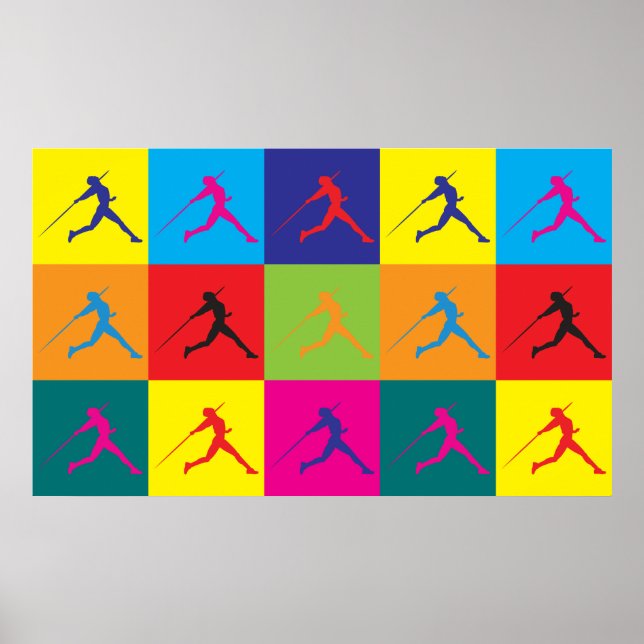 Poster Javelin Pop Art (Frente)