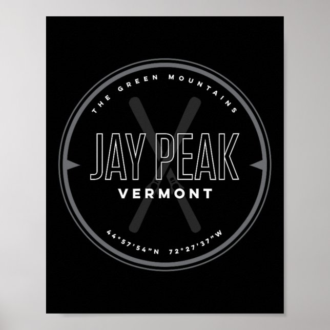 Poster Jay Peak Vermont Ski (Frente)
