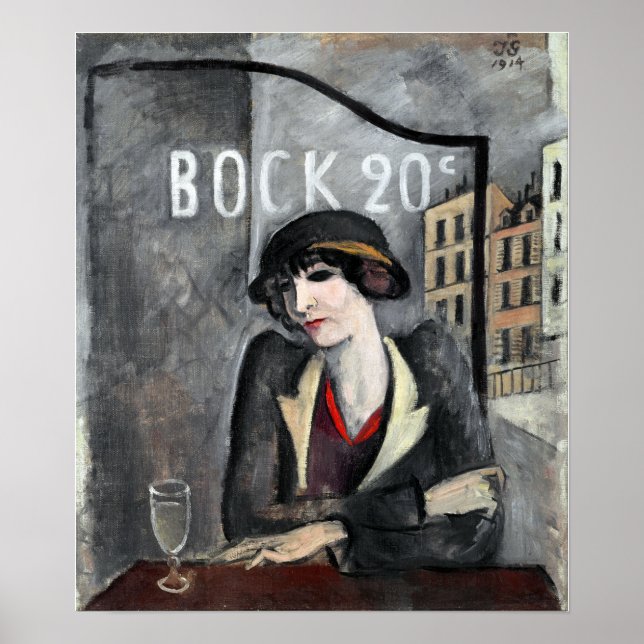 Poster Jāzeps Grosvalds nos arredores de Paris (Frente)