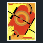Poster Jazz Age Art Deco Abstrato<br><div class="desc">Abstrato deco impressão da era Jazz.</div>