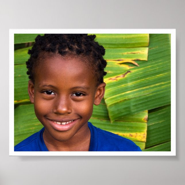 Póster jazz azul-amarelo (Frente)