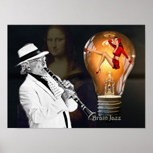 Poster Jazz - Brain Jazz