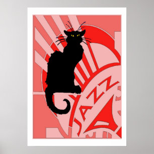 Póster Jazz Cat