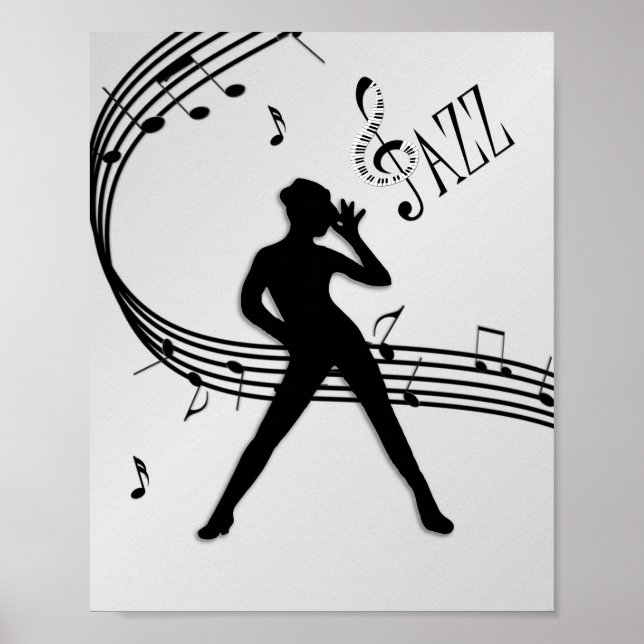 Poster Jazz Dance Silver (Frente)