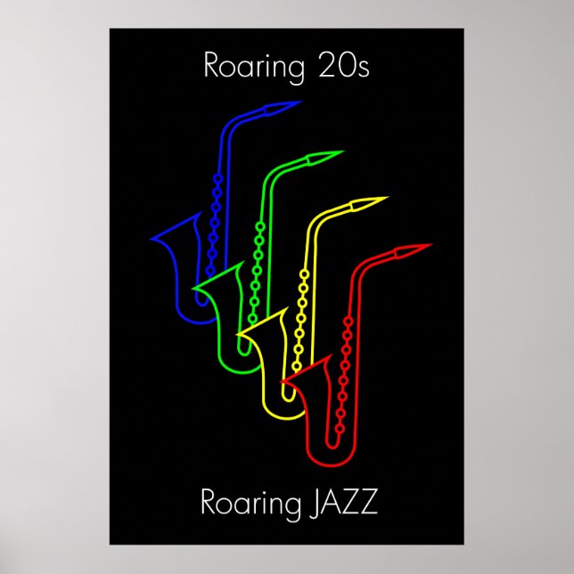 Póster JAZZ - Estradas 20 - Raiva JAZZ (Frente)