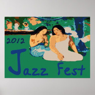 Poster Jazz Fest 2012, Sentado pela árvore