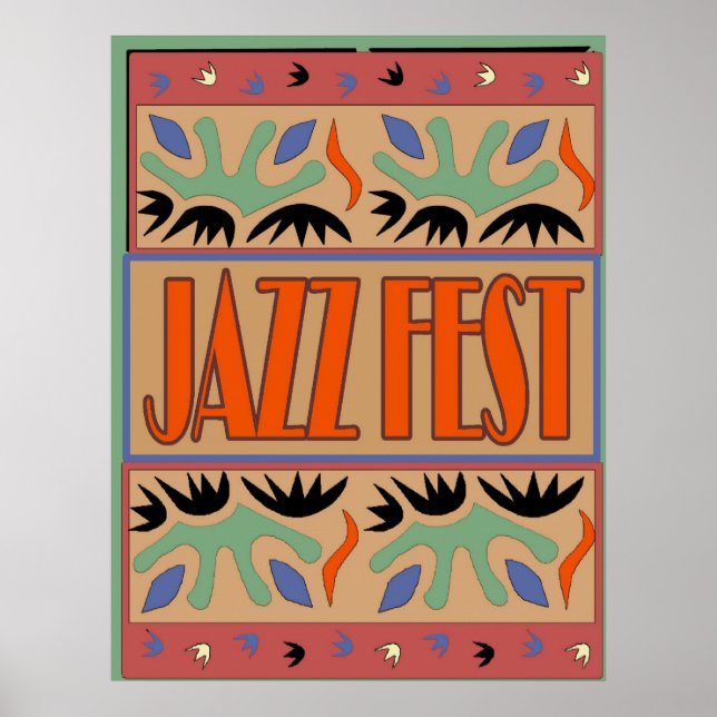 Póster Jazz Fest After Matisse (Frente)
