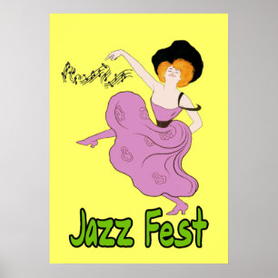 Póster Jazz Fest Follies
