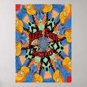 Póster Jazz Fest Guitars