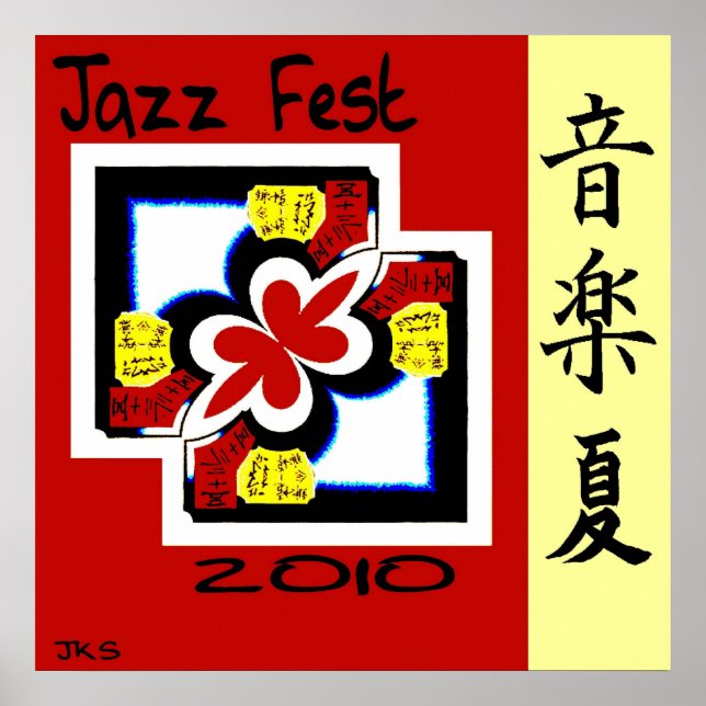 Póster Jazz Fest Kanji (Frente)