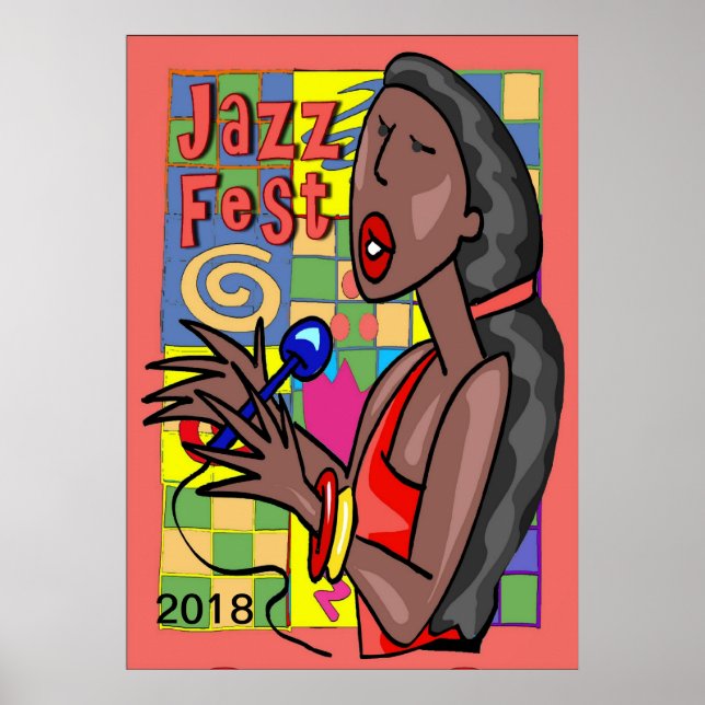 Poster Jazz Fest Singer 2018 texto de edição (Frente)