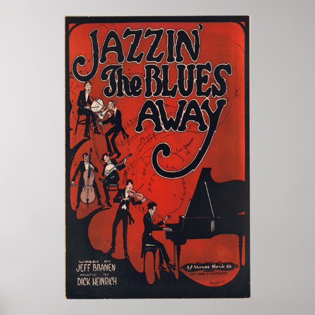 Poster Jazzin the Blues Away (Frente)