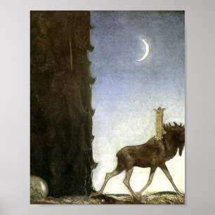 Poster Jbleap the elk John Bauer