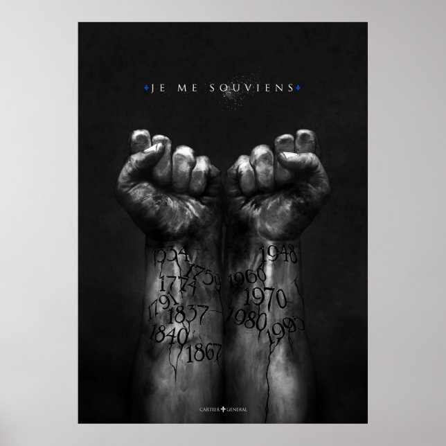 Poster Je me souviens (Frente)