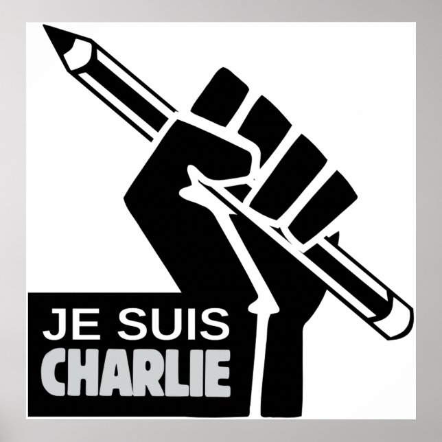 Poster Je suis Charlie (Frente)