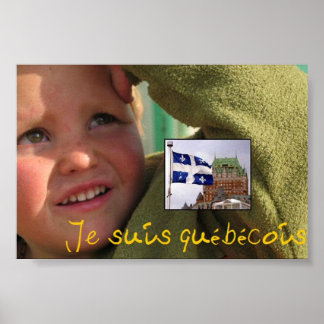 Poster je suis quebecois