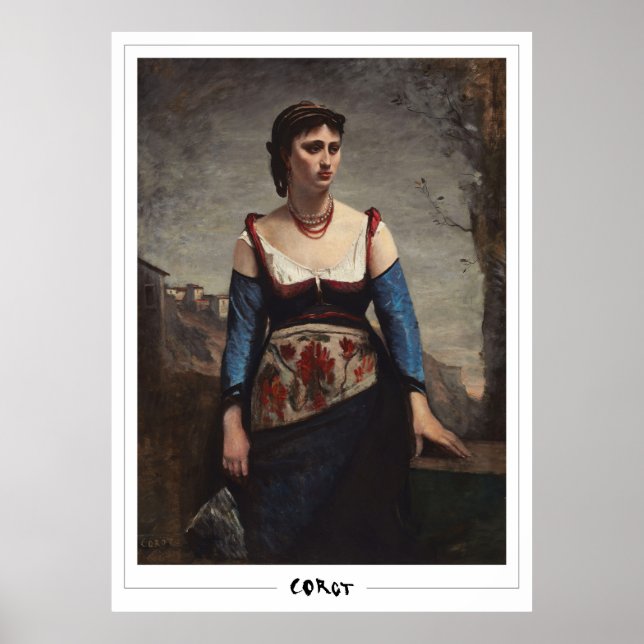 Poster Jean-Baptiste-Camille Corot Art #406 (Frente)