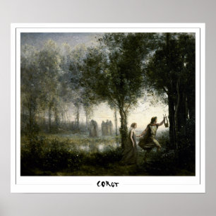 Poster Jean-Baptiste-Camille Corot Cartaz de Arte #14