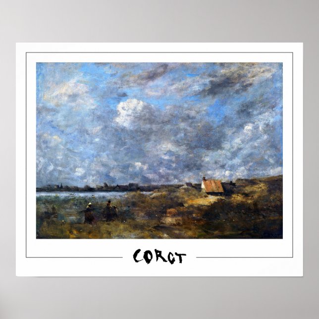 Poster Jean-Baptiste-Camille Corot Zedign Cartaz de Arte  (Frente)